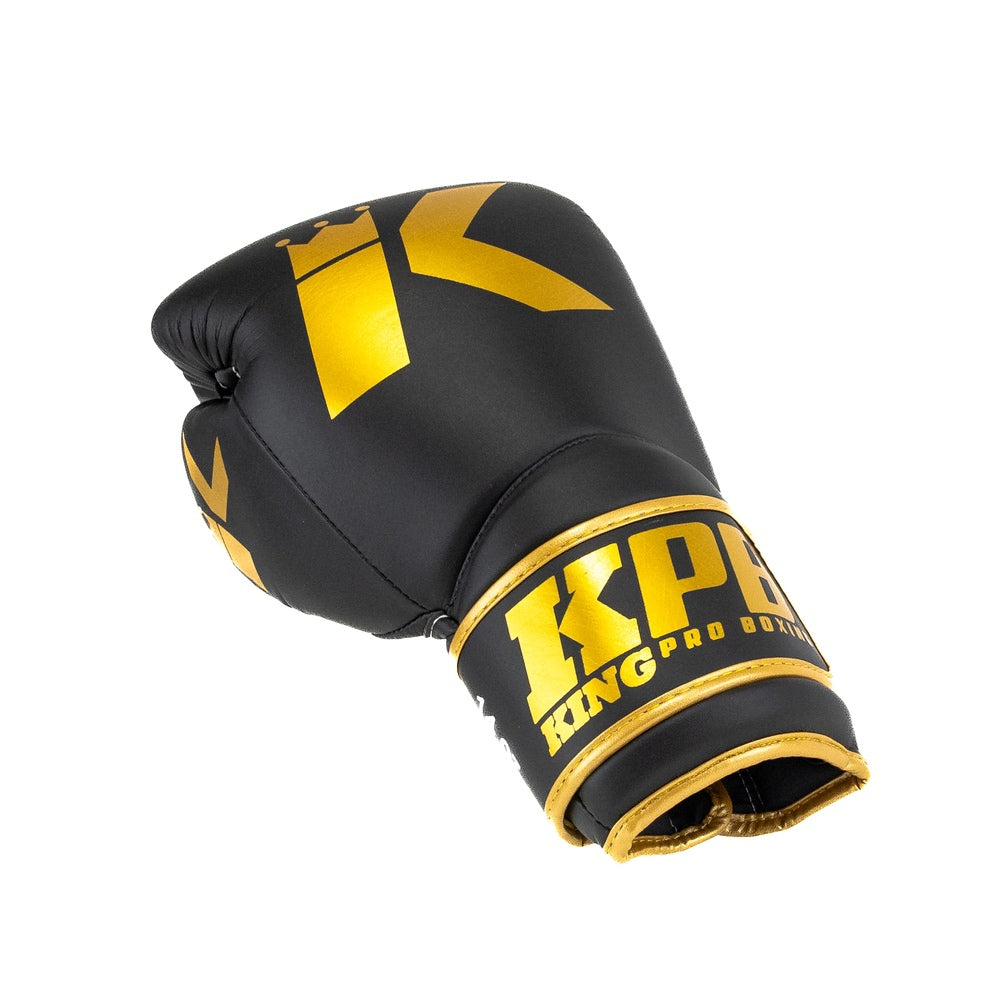 King Pro Boxing Bokshandschoenen BGK - Zwart/Goud