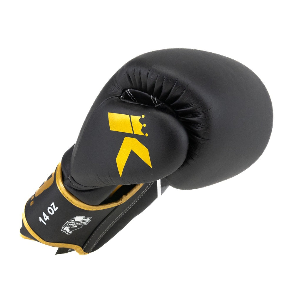King Pro Boxing Bokshandschoenen BGK - Zwart/Goud