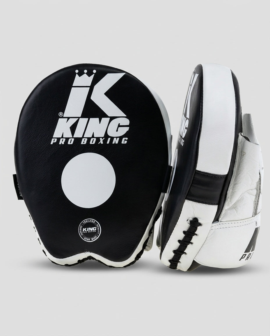 King Pro Boxing Boks Pads FM - Zwart/Wit