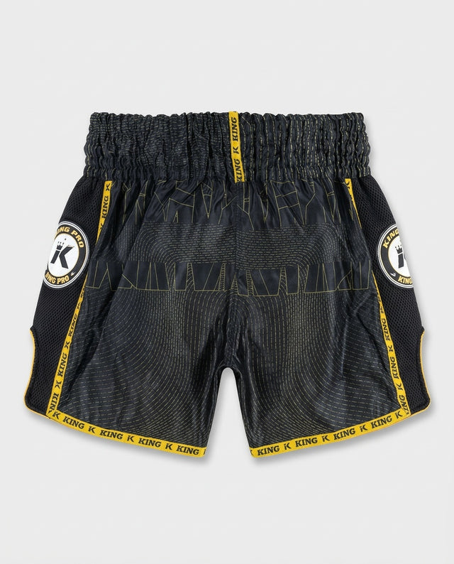 King Pro Boxing Muay Thai shorts '08' - Sort/Guld