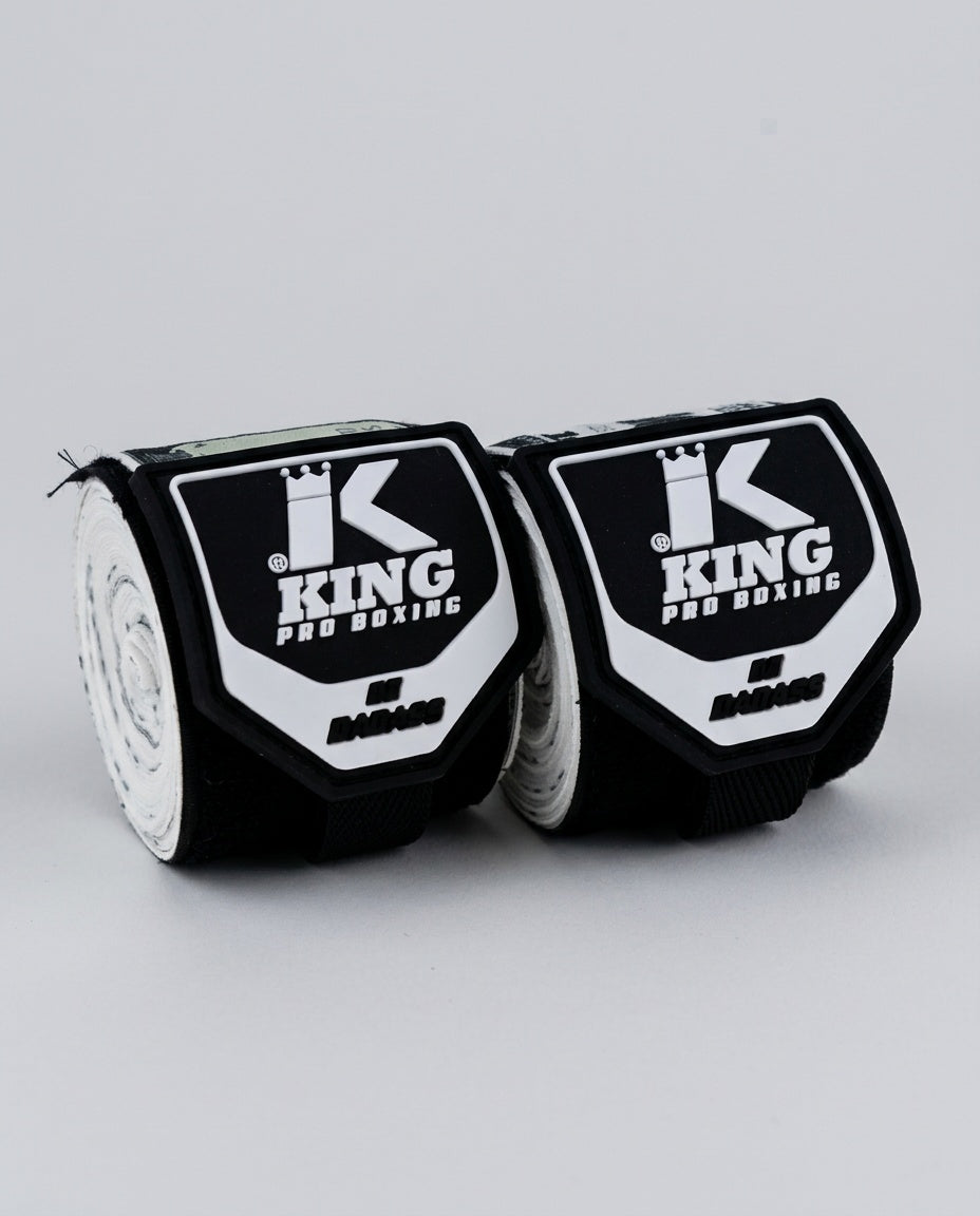King Pro Boxing Bandages Viking - Zwart/Groen