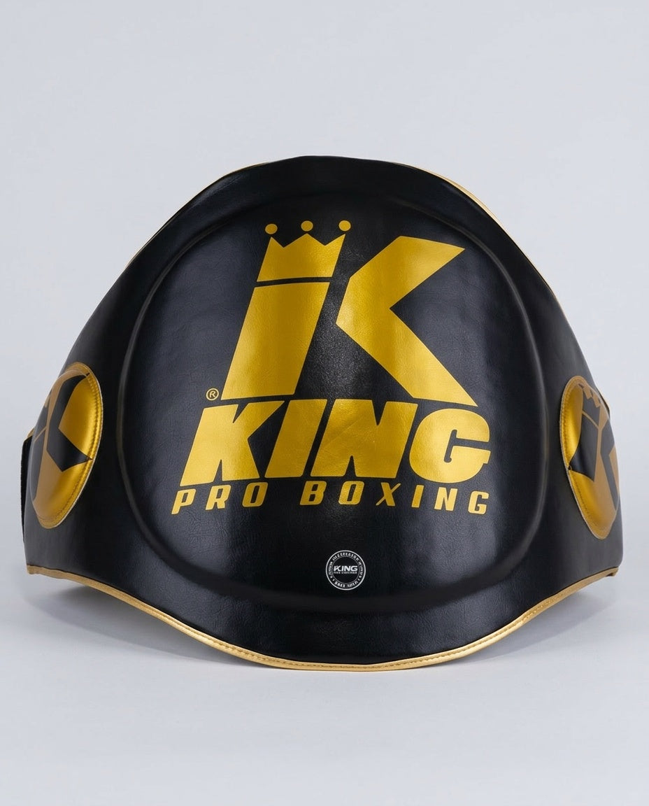King Pro Boxing Buikbeschermer - Zwart/Goud