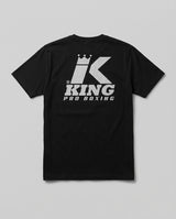 King Pro Boxing T-Shirt Logo - Zwart