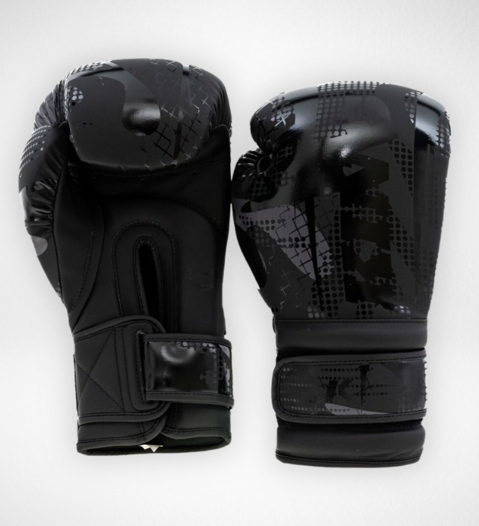 King Pro Boxing Shogun Boxing Gloves - Black/Black 
