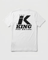 King Pro Boxing T-Shirt Logo - Wit
