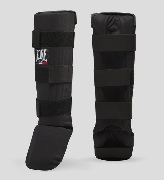 Leone Kickboks Scheenbeschermers Basic - Zwart