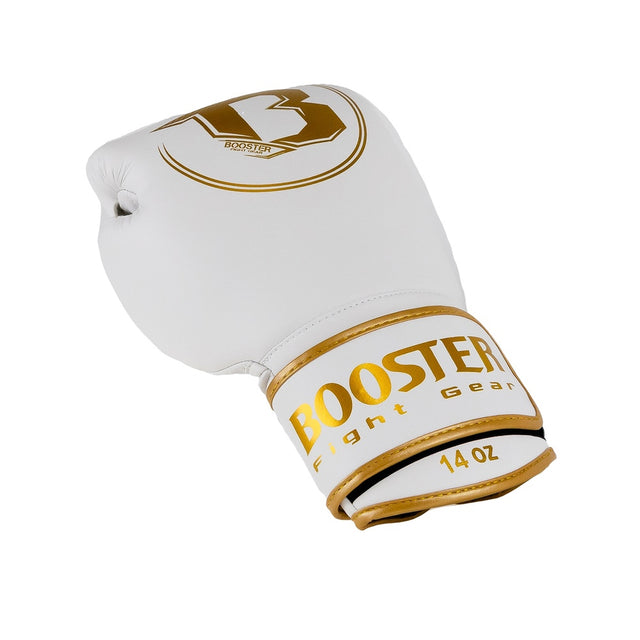 Luvas de boxe Booster PRO BGL VX4 – Branco/Ouro