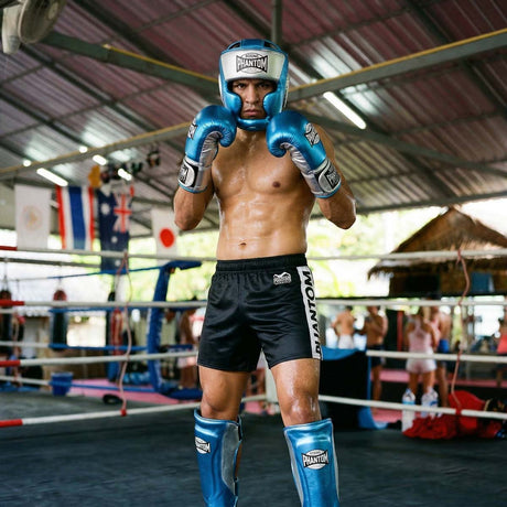 Caneleiras Phantom Athletics Mexico – Azul claro/Prata
