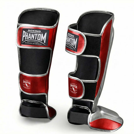Caneleiras Phantom Athletics Mexico – Prata/Vermelho