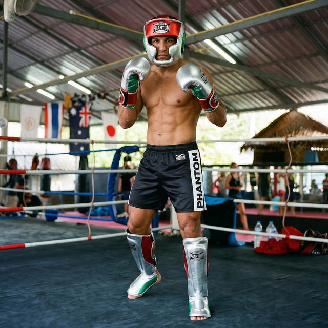 Phantom Athletics Scheenbeschermers Mexico - Zilver/Groen/Rood