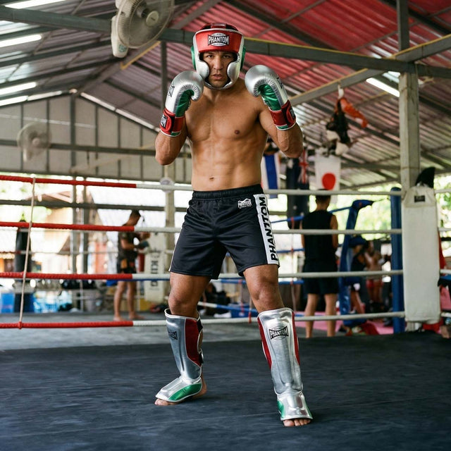 Phantom Athletics Scheenbeschermers Mexico - Zilver/Groen/Rood