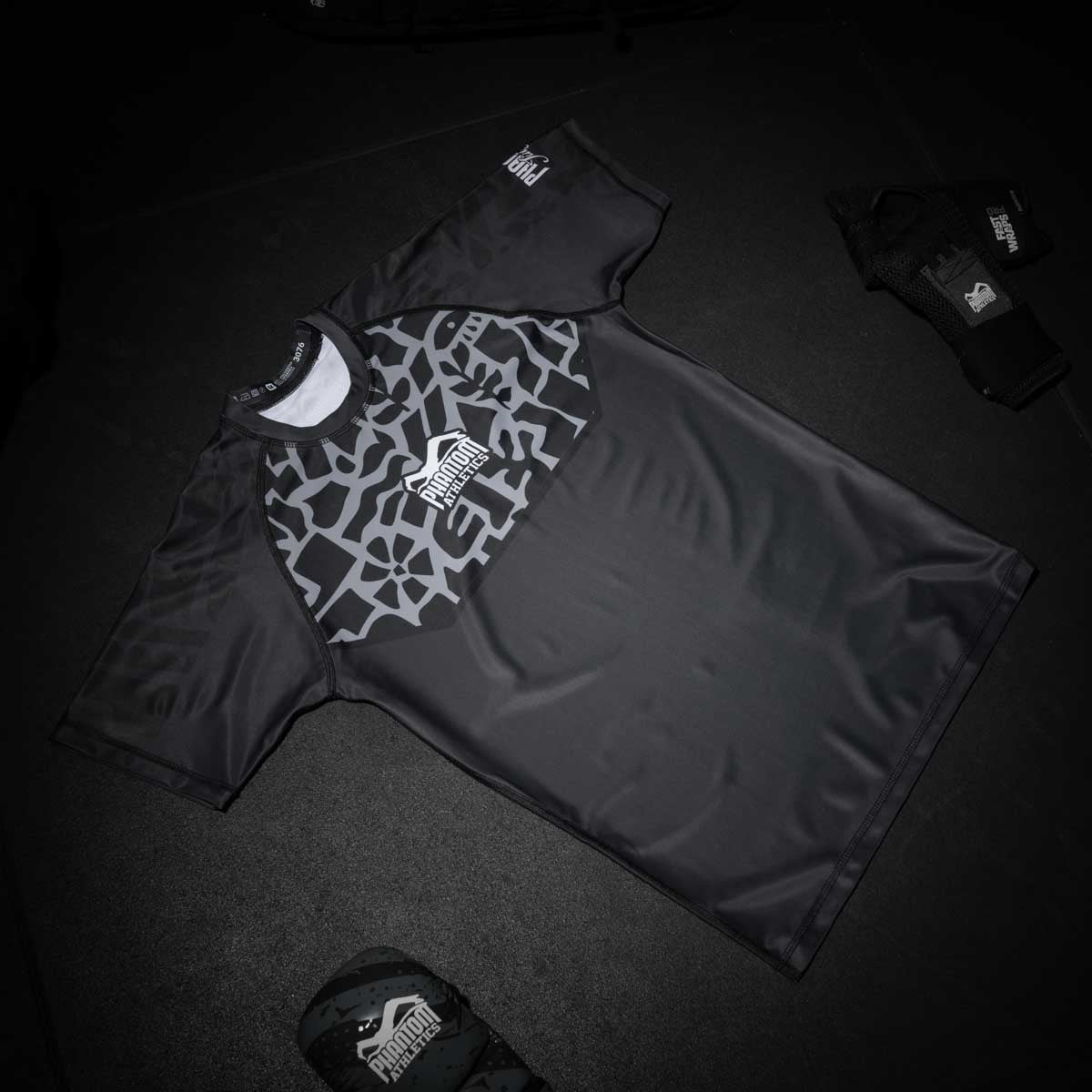 Phantom Athletics Rashguard Groundgame - Zwart/Grijs