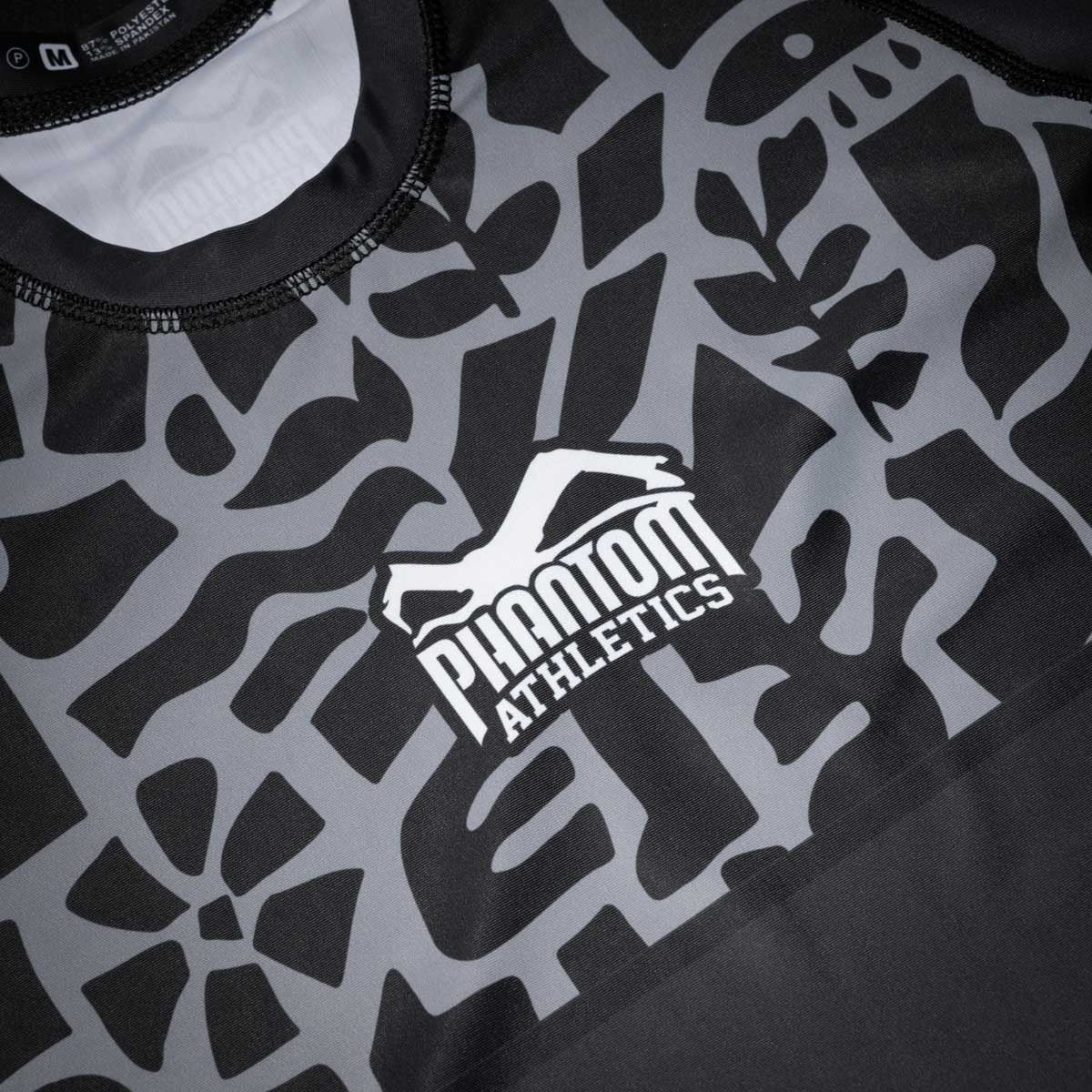 Phantom Athletics Rashguard Groundgame - Zwart/Grijs