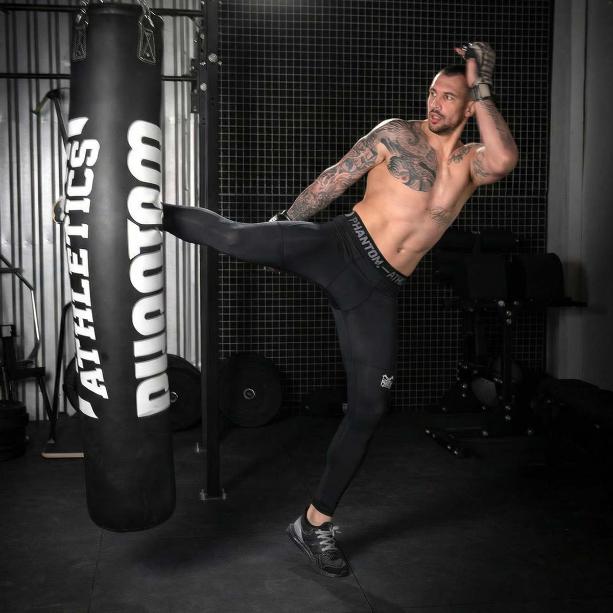 Phantom Athletics Compressie Shorts Tactic - Zwart