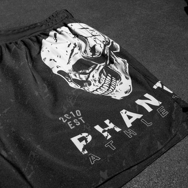 Shorts de MMA Phantom Athletics Fusion Skull – Noir