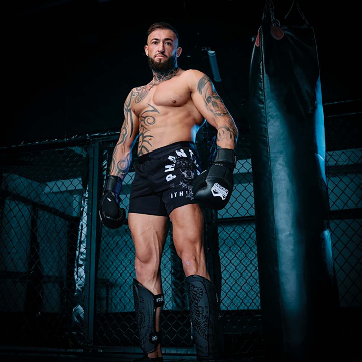 Phantom Athletics MMA-Shorts Fusion Dobermann – Schwarz