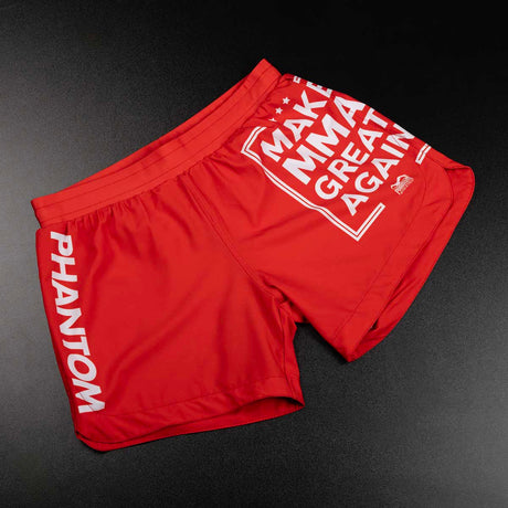 Shorts de MMA Phantom Athletics Fusion-R Make MMA Great Again – Rouge