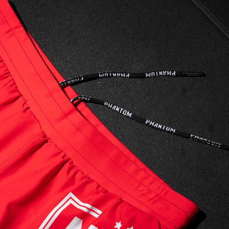 Shorts de MMA Phantom Athletics Fusion-R Make MMA Great Again – Rouge