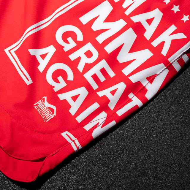 Shorts de MMA Phantom Athletics Fusion-R Make MMA Great Again – Rouge