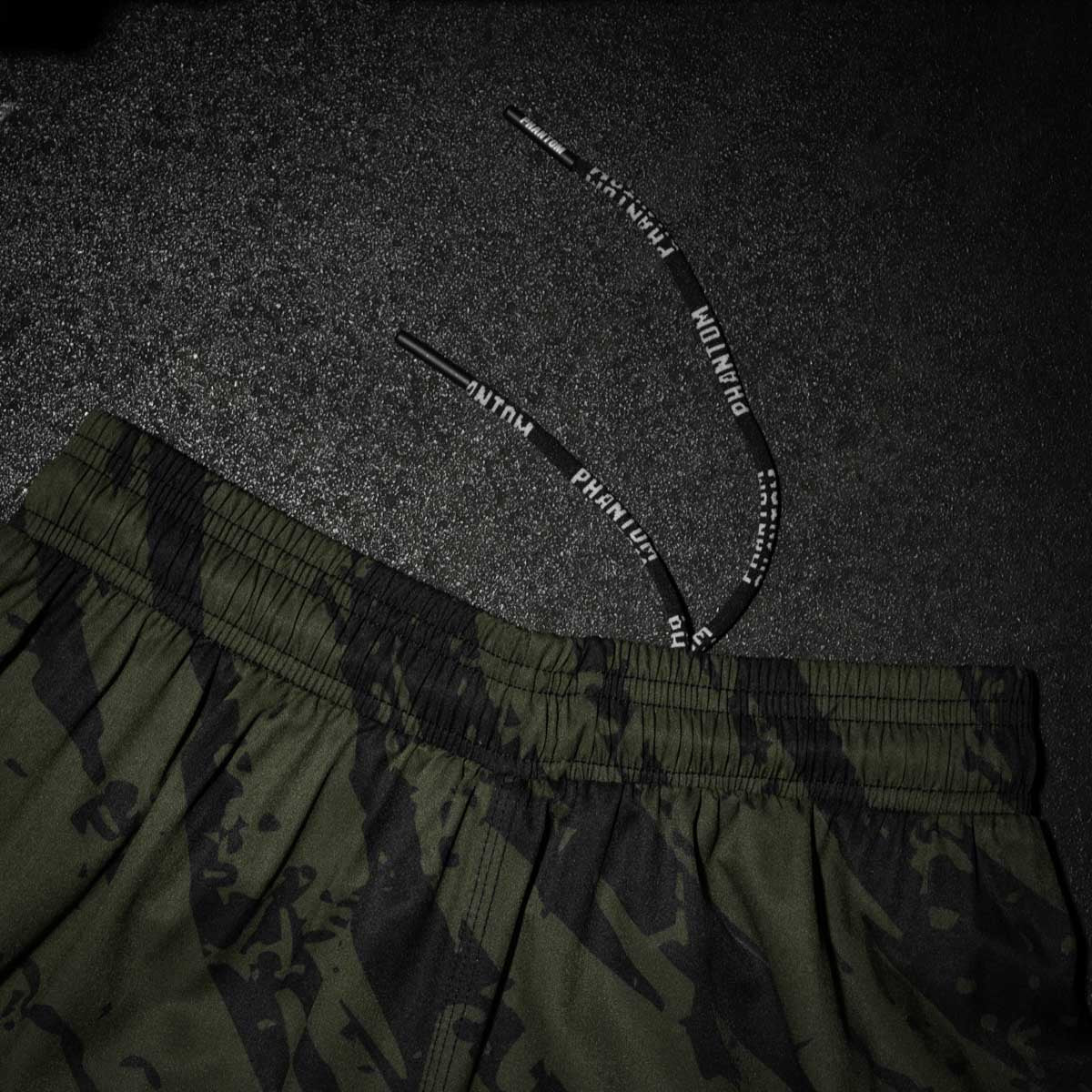 Phantom Athletics MMA Shorts EVO Tiger Camo - Zwart