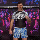 Phantom Athletics MMA Shorts Fusion - Wit/Blauw