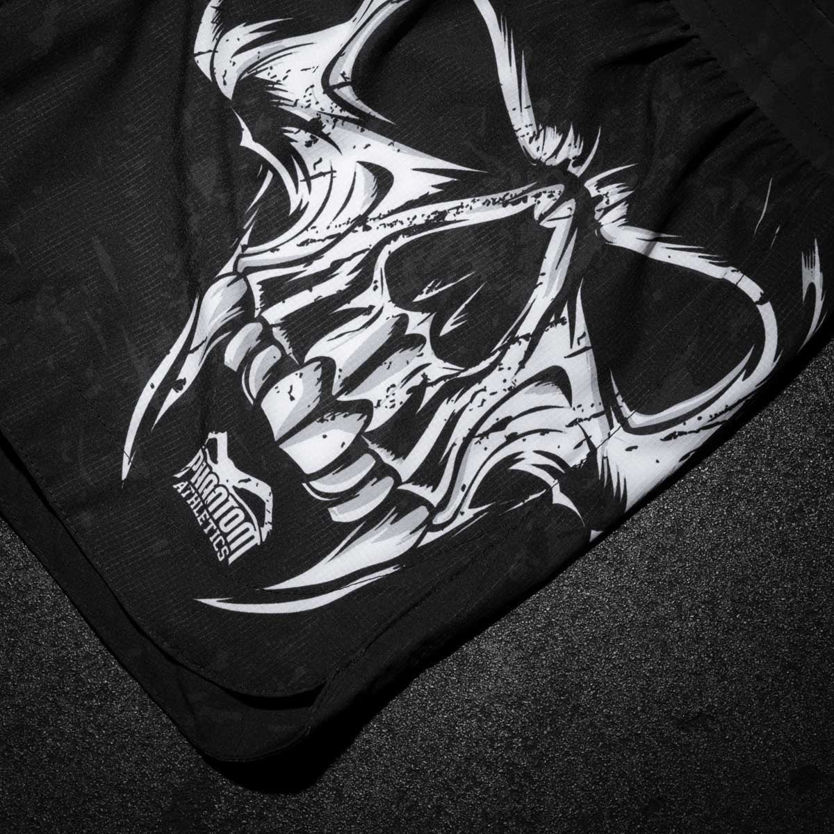 Phantom Athletics MMA Shorts Fusion-R - Zwart/Wit