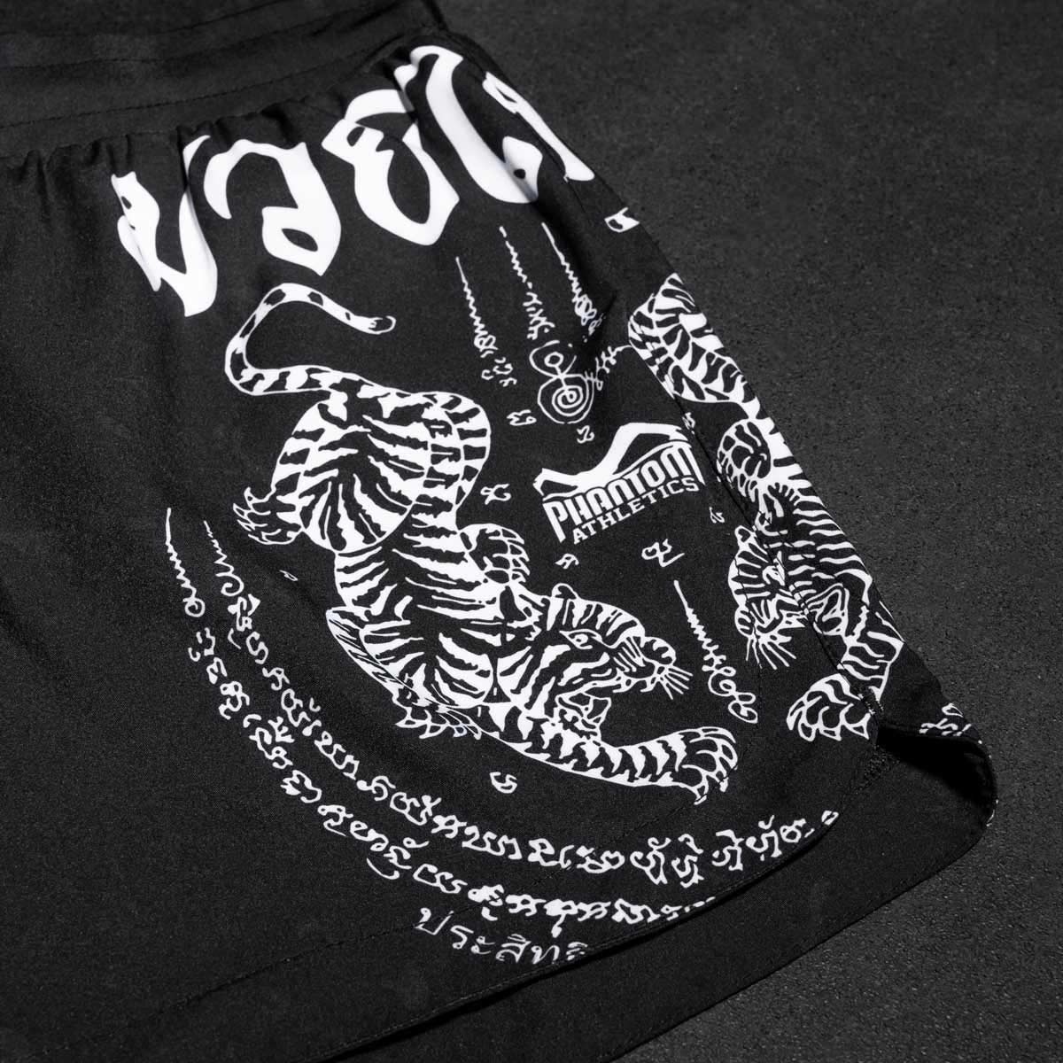 Phantom Athletics Muay Thai Shorts Fusion - Zwart/Wit