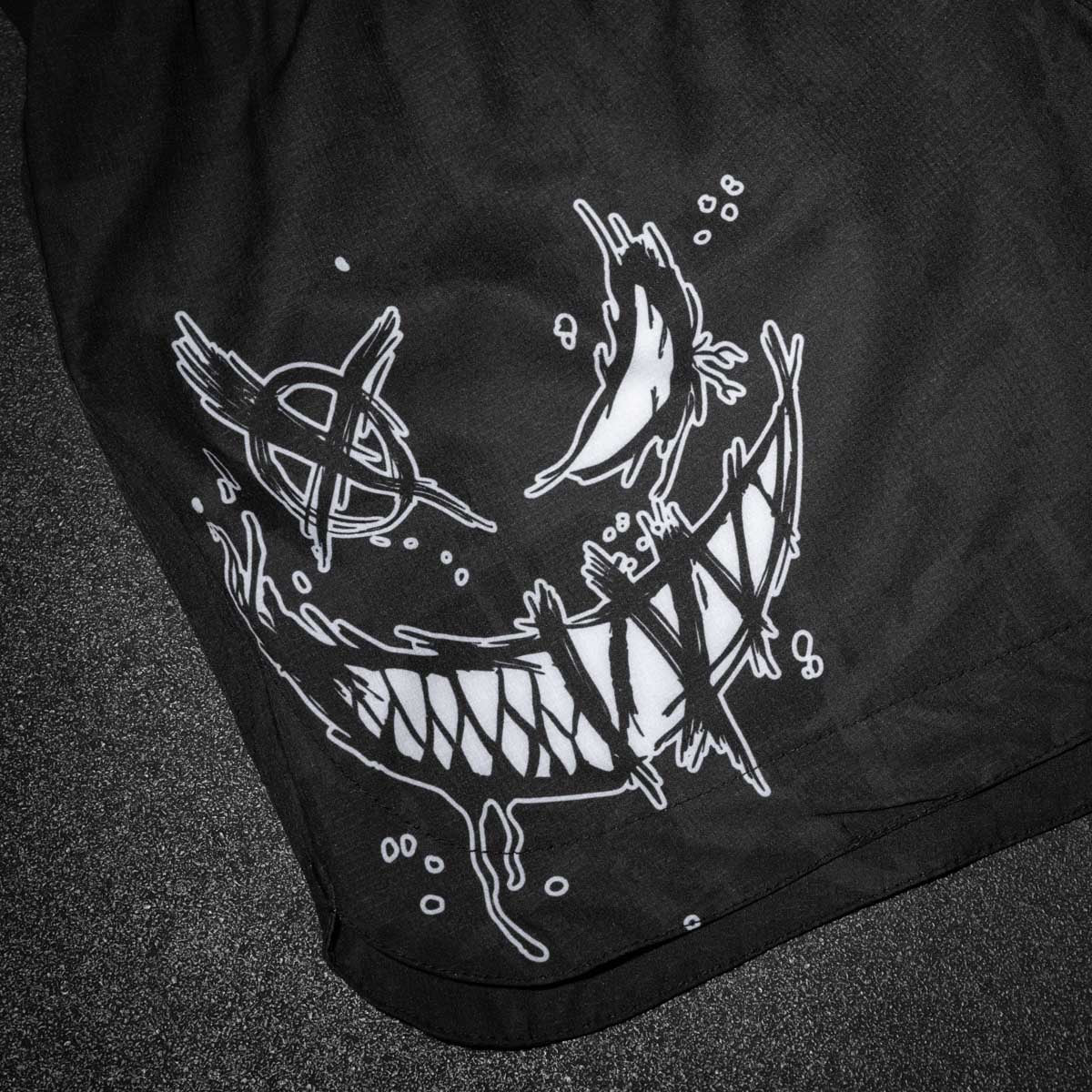 Phantom Athletics MMA Shorts Fusion Two Serious - Zwart