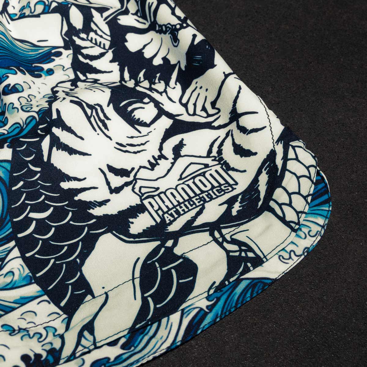 Phantom Athletics MMA Shorts Fusion Tsunami - Blauw