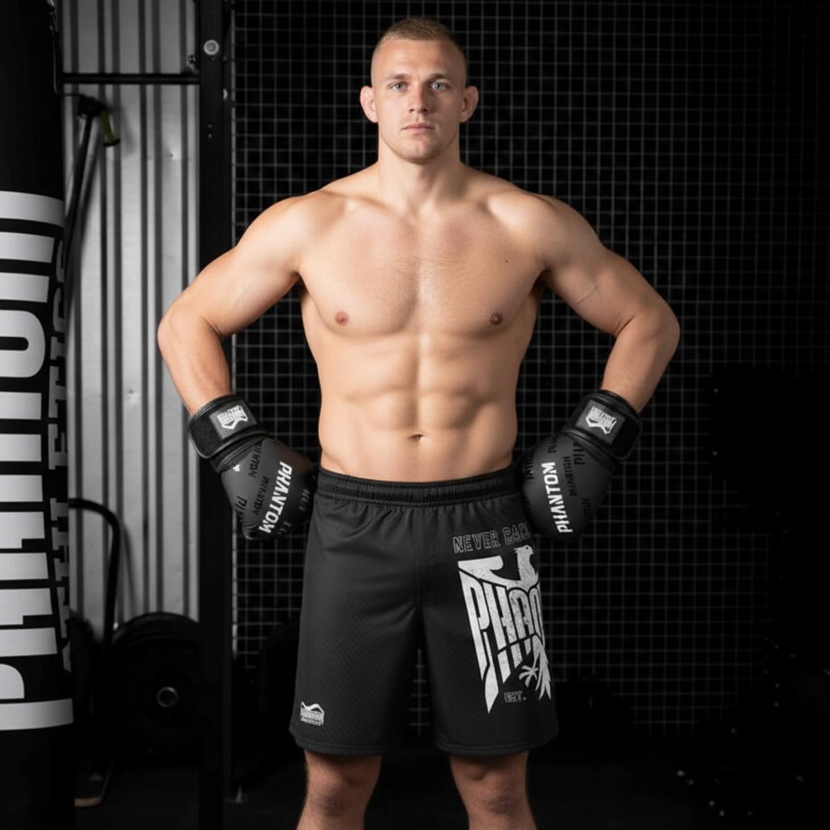 Phantom Athletics MMA Shorts EVO Germany Eagle - Zwart