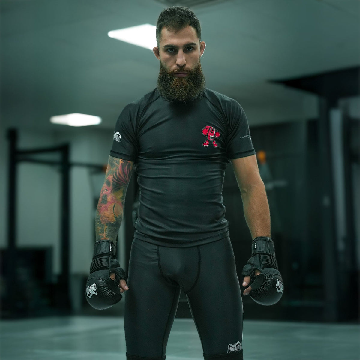 Phantom Athletics Rashguard EVO Punchy - Zwart