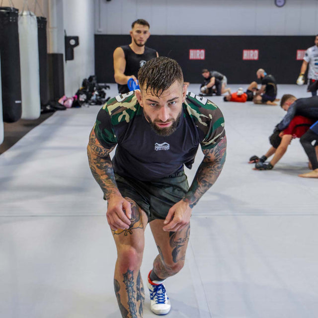 Phantom Athletics Tréninkové tričko EVO – Černé/Woodland