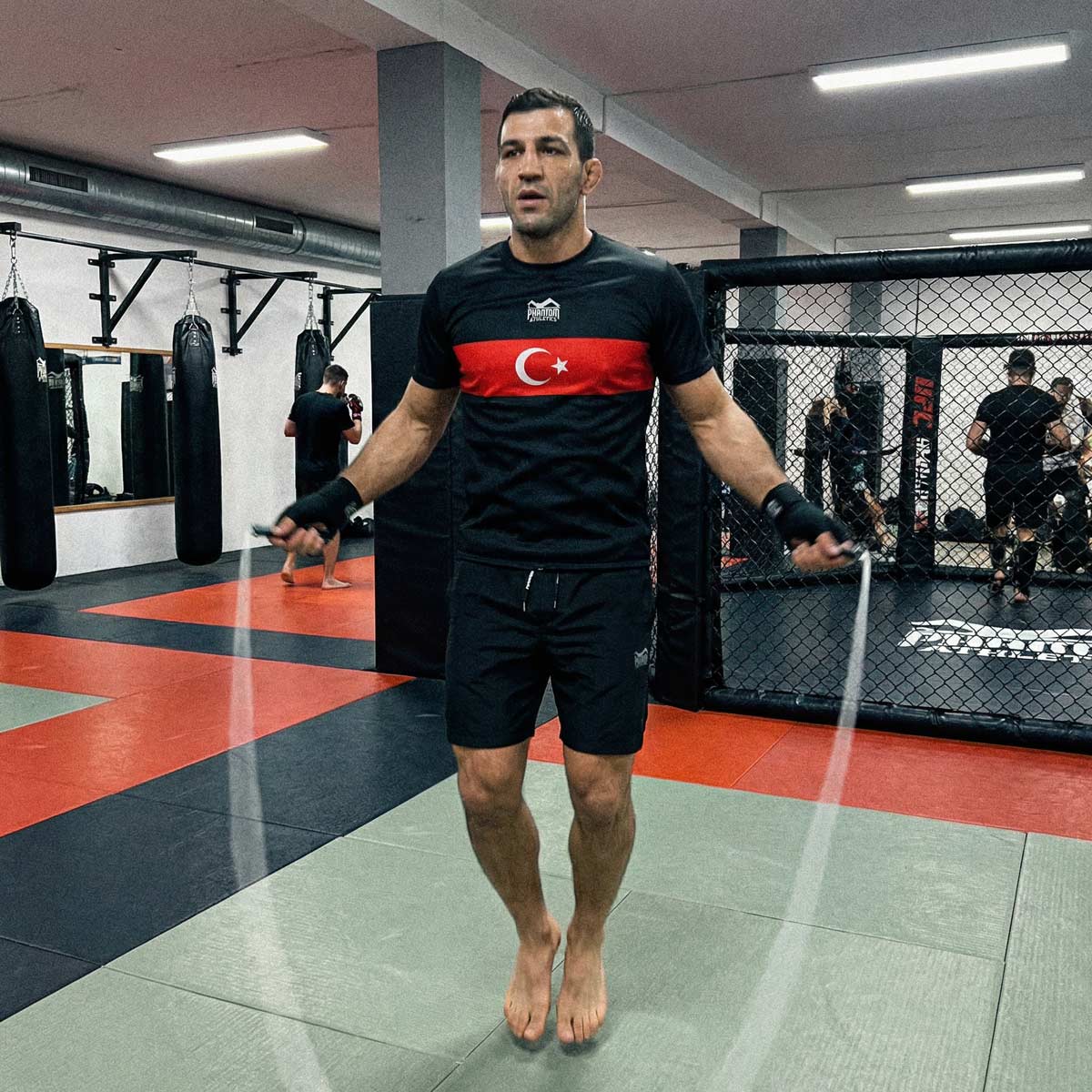 Phantom Athletics T-Shirt EVO+ Team Turkey - Zwart