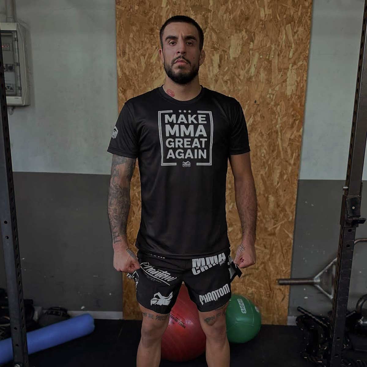 Phantom Athletics MMA Shorts EVO Legend - Zwart