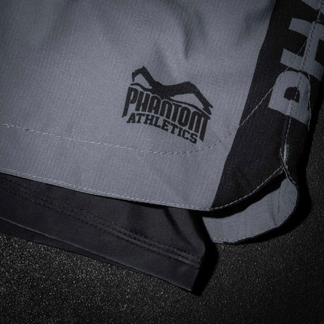 Phantom Athletics Kompressionsshorts Fusion 2in1 Apex – Grau