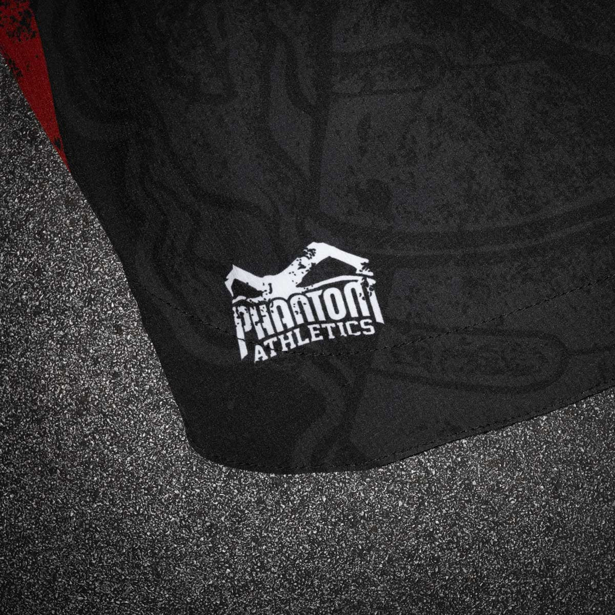Phantom Athletics MMA Shorts Fusion-R Samurai - Zwart/Rood