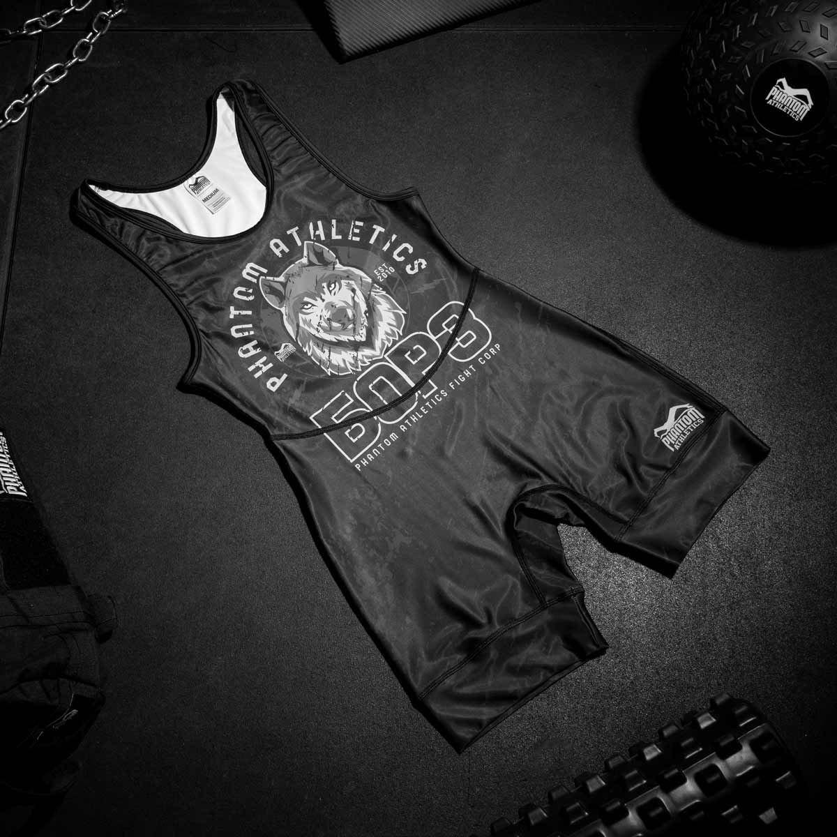 Phantom Athletics Worstelsinglet EVO - Zwart