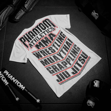 T-shirt Phantom Athletics EVO MMA Sports – Branco
