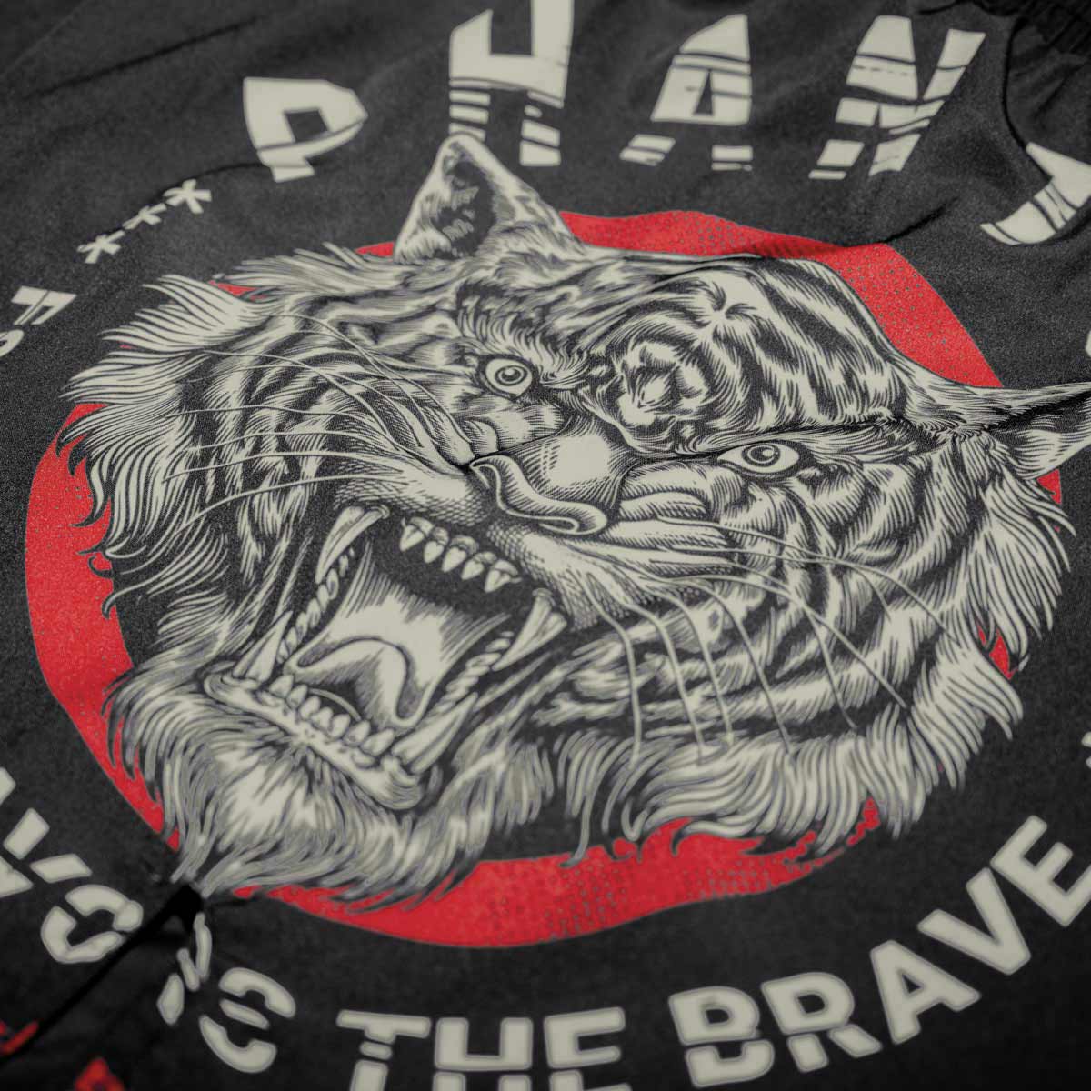 Phantom Athletics MMA Shorts EVO Tiger Unit - Zwart/Tiger