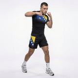 Phantom Athletics MMA Shorts Fusion-R Team Bosnia - Rood/Wit/Blauw