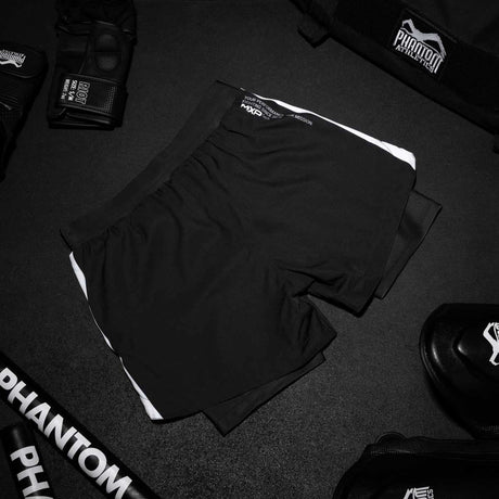 Phantom Athletics Kompressionsshorts Fusion 2in1 Apex – Schwarz