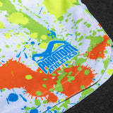Pantaloncini MMA Phantom Athletics Fusion Splatter – Bianco/Neon