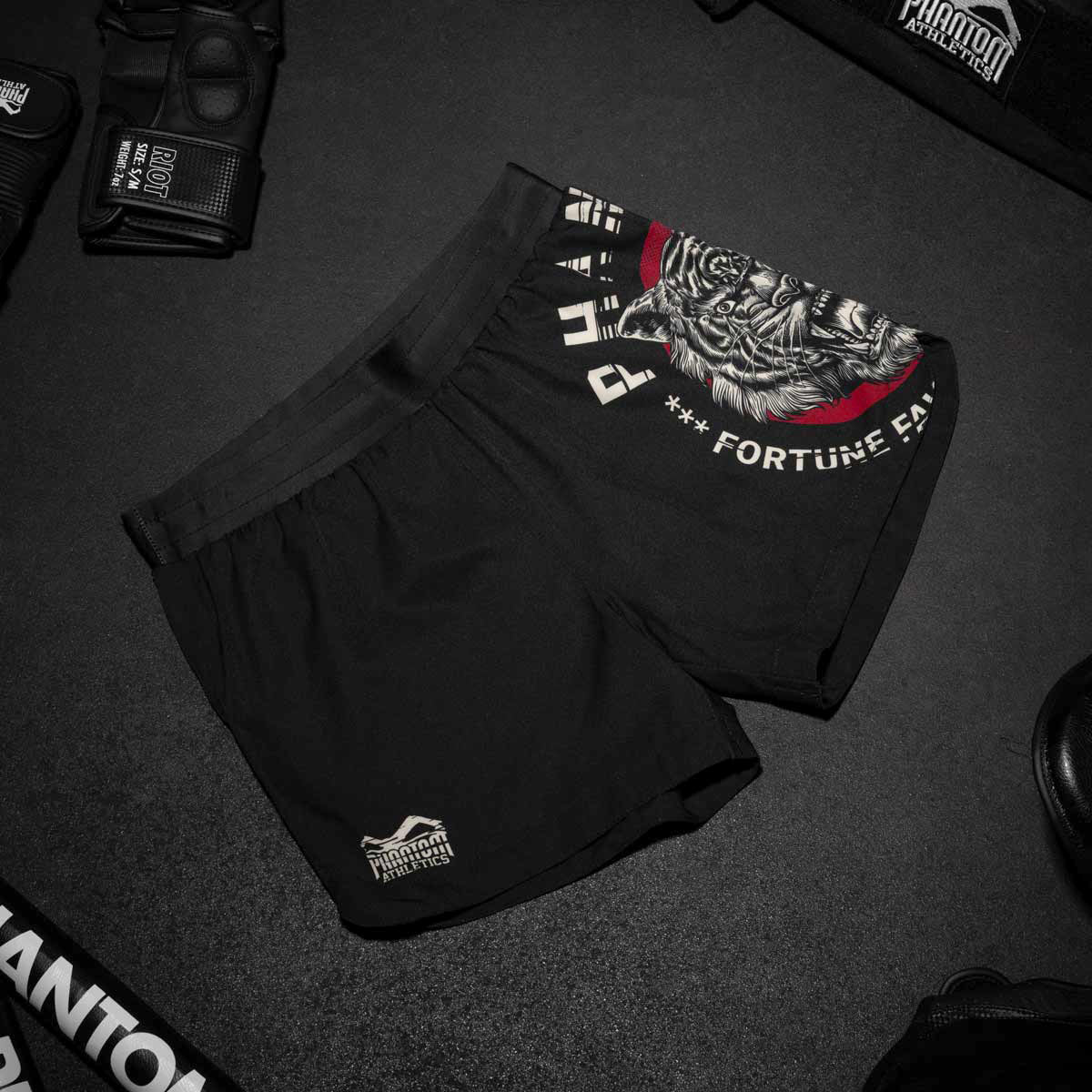 Phantom Athletics MMA-Shorts Fusion Tiger Unit – Schwarz