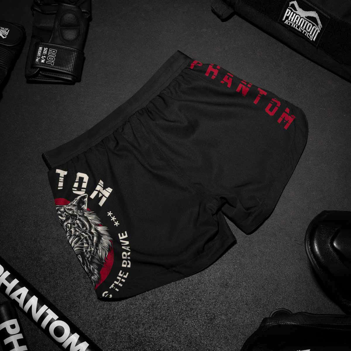 Phantom Athletics MMA-Shorts Fusion Tiger Unit – Schwarz