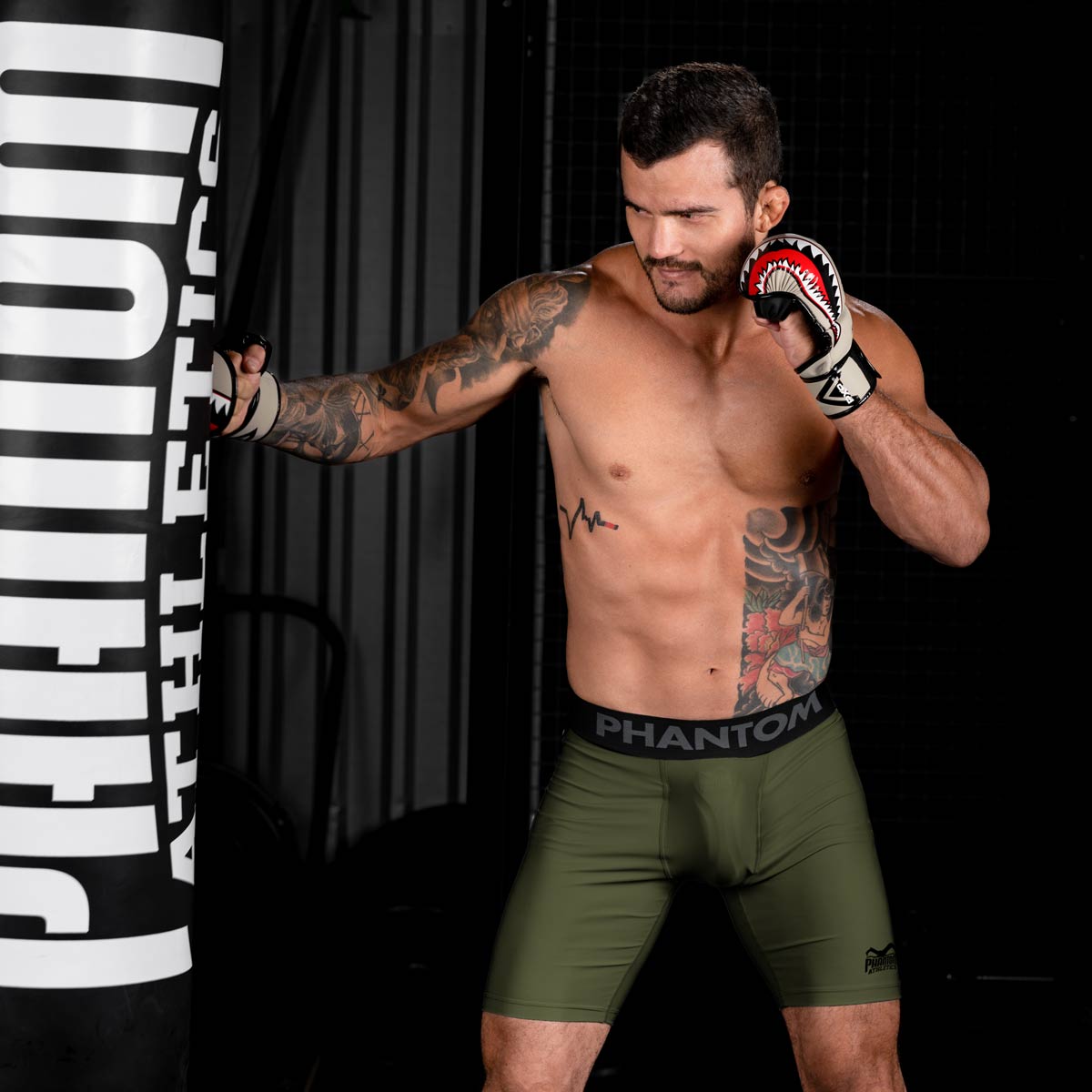 Phantom Athletics Compressie Shorts Vector Apex - Leger