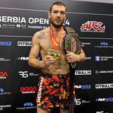 Phantom Athletics MMA Shorts Fusion Splatter - Rood/Oranje