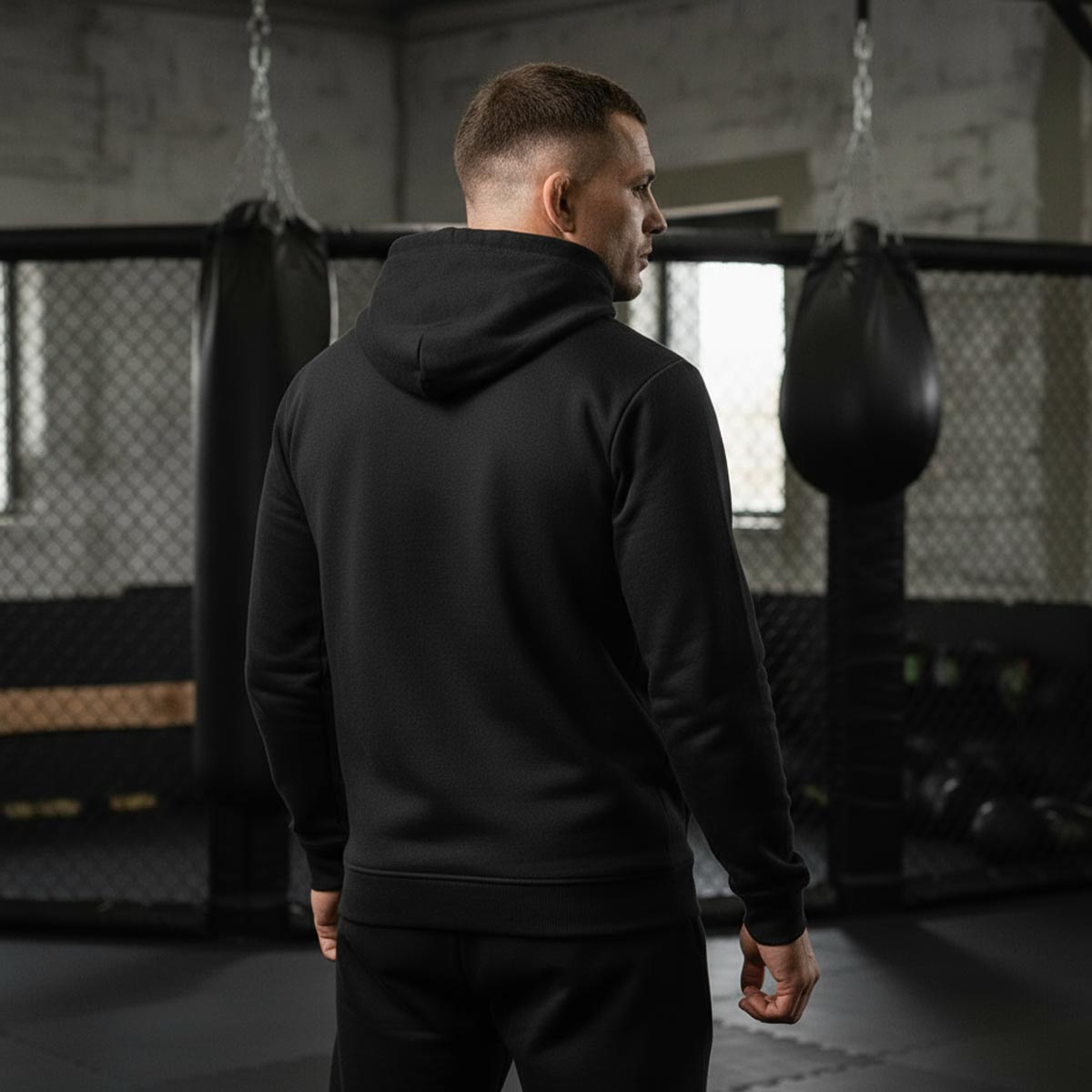 Phantom Athletics Hoodie EVO Team - Zwart
