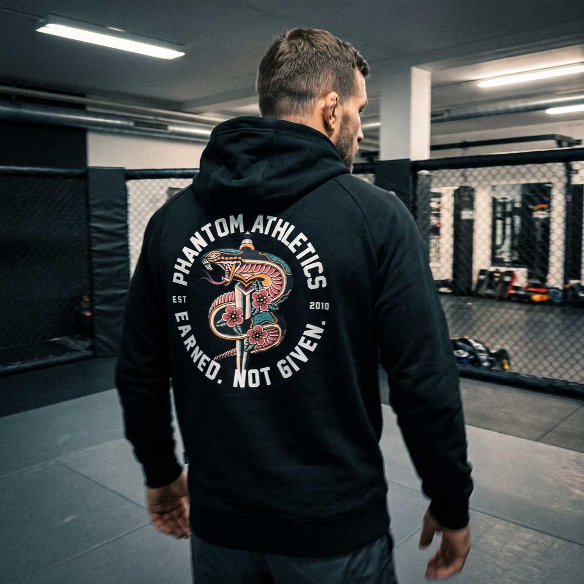 Phantom Athletics Hoodie Serpent - Zwart
