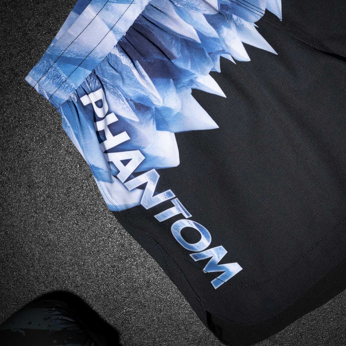 Phantom Athletics MMA Shorts Fusion-R - Zwart/Blauw