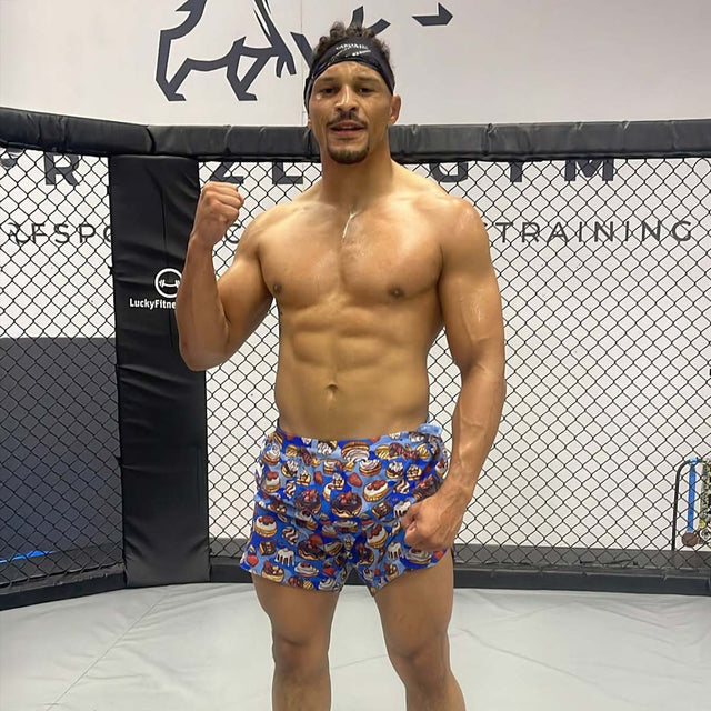Phantom Athletics MMA Shorts Fusion-R Desert Camo – Blue